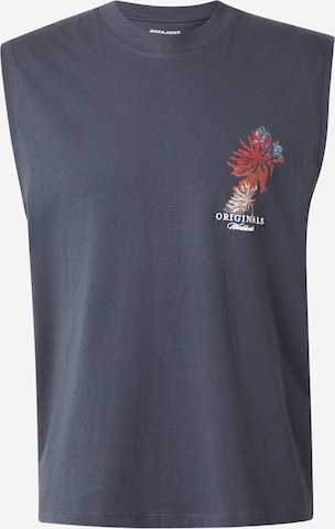 JACK & JONES Majica 'JORMONTAUK' | siva barva: sprednja stran