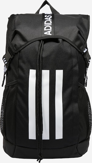 ADIDAS PERFORMANCE Sac à dos de sport '4ATHLTS' en noir / blanc, Vue avec produit