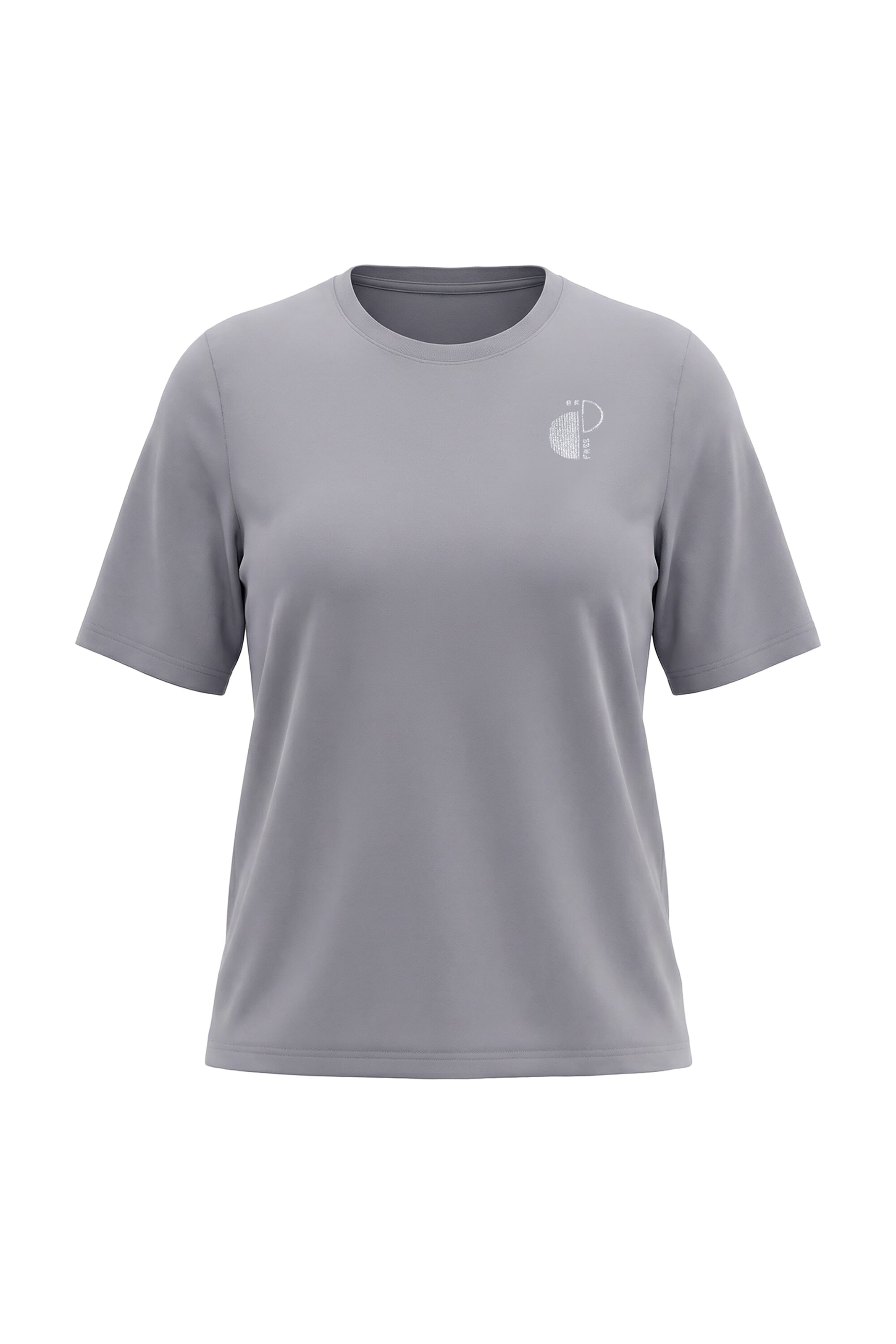 Ulla Popken Shirt in Grau: Vorderseite