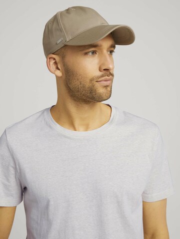 TOM TAILOR Cap 'Rome' in Beige
