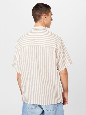 Redefined Rebel Regular fit Button Up Shirt 'Jorge' in Beige