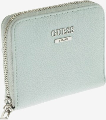 GUESS Small Leather Goods in One size in Blue: front