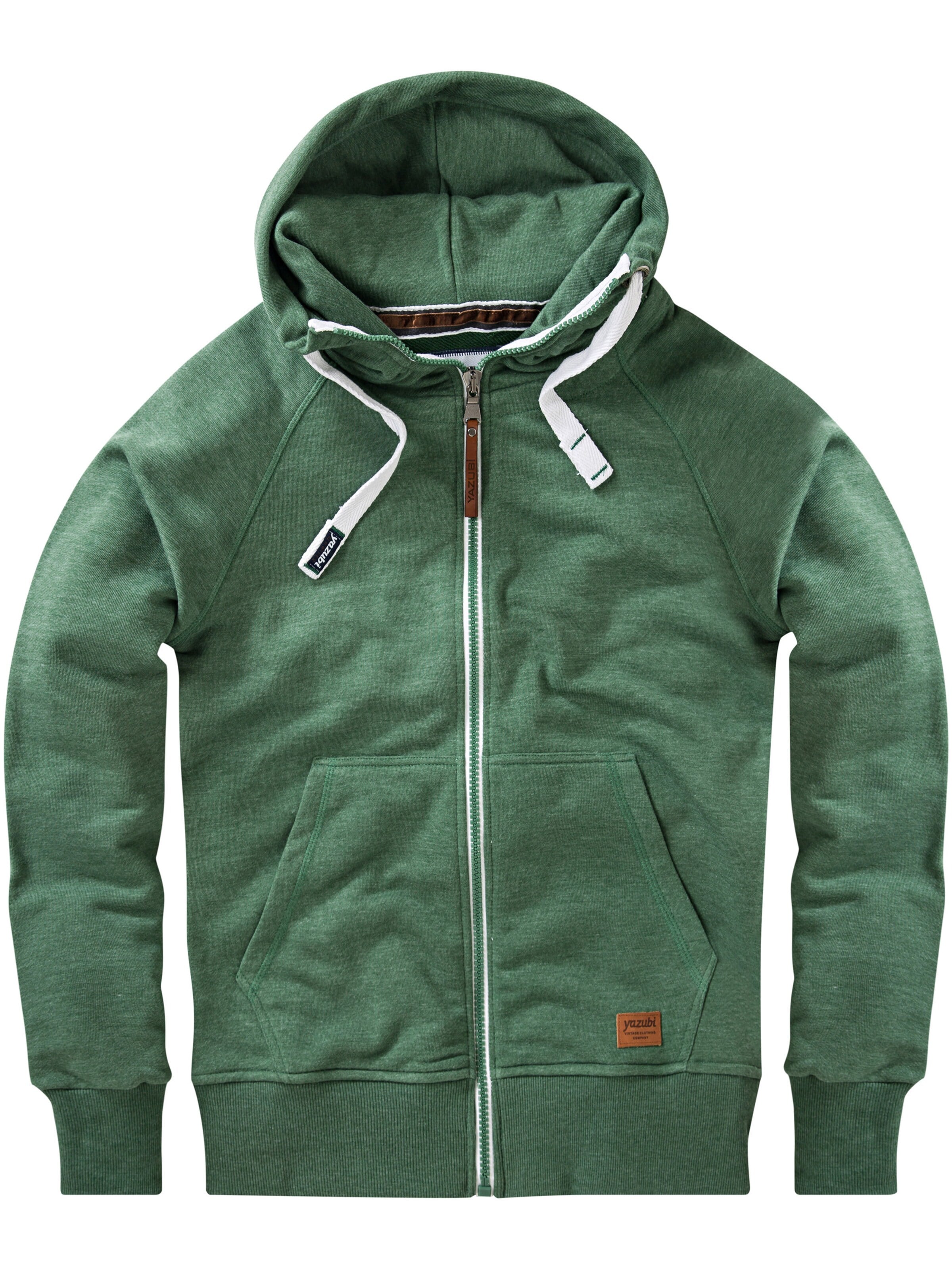 yazubi Sweatjacke 'Jacob'‌‌‌‌‌‌‌ in Grün