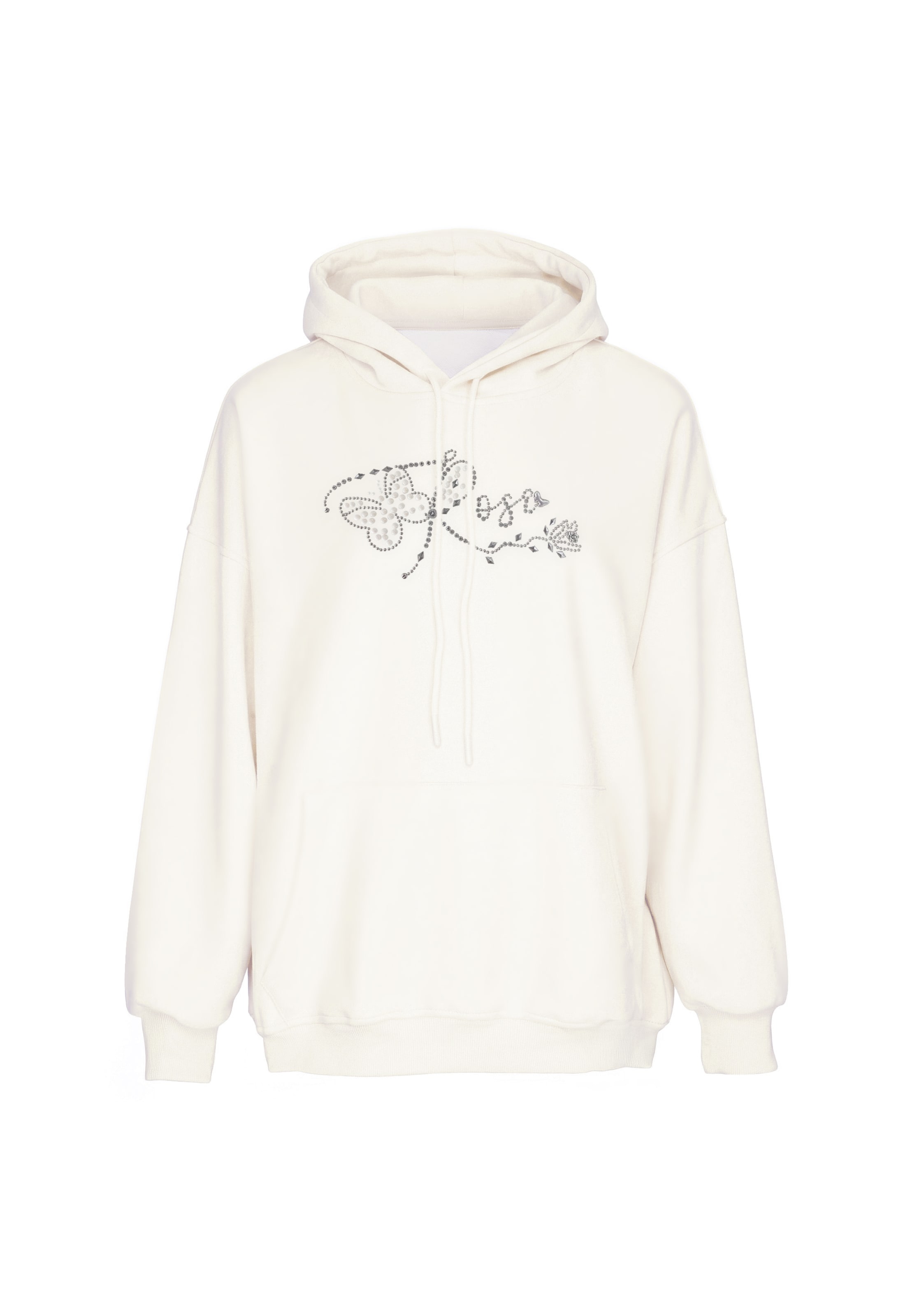 Sweat-shirt MYMO en blanc : devant