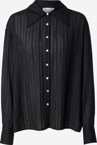 ABOUT YOU x Toni Garrn Bluse 'Drew' in Schwarz: Vorderseite