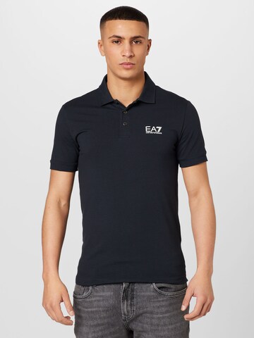 T-Shirt EA7 Emporio Armani en bleu : devant