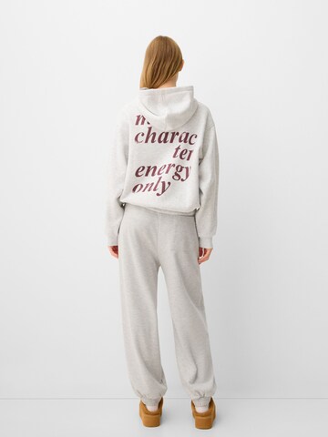 Sweat-shirt Bershka en gris