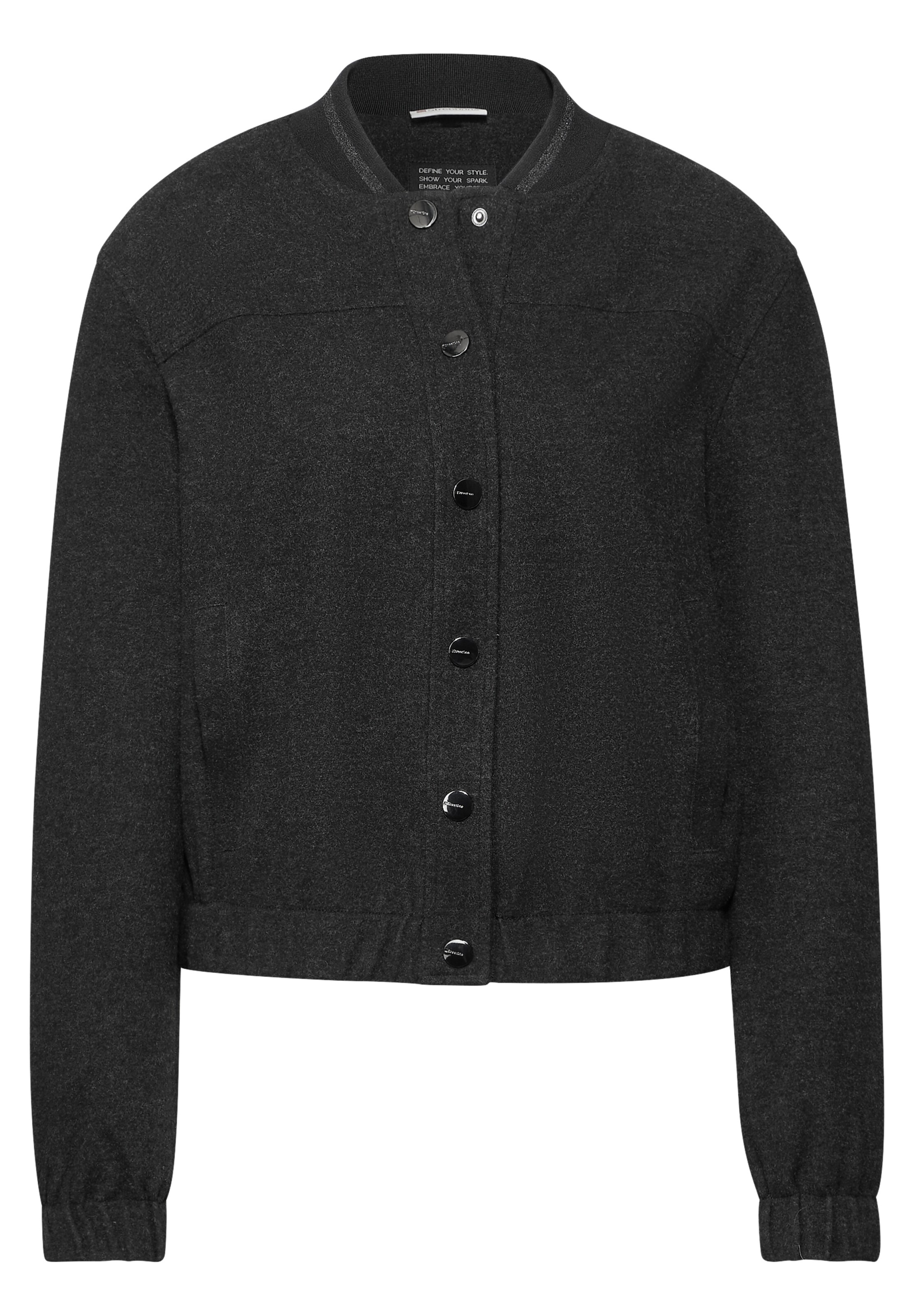 STREET ONE Jacke in Schwarz: Vorderseite