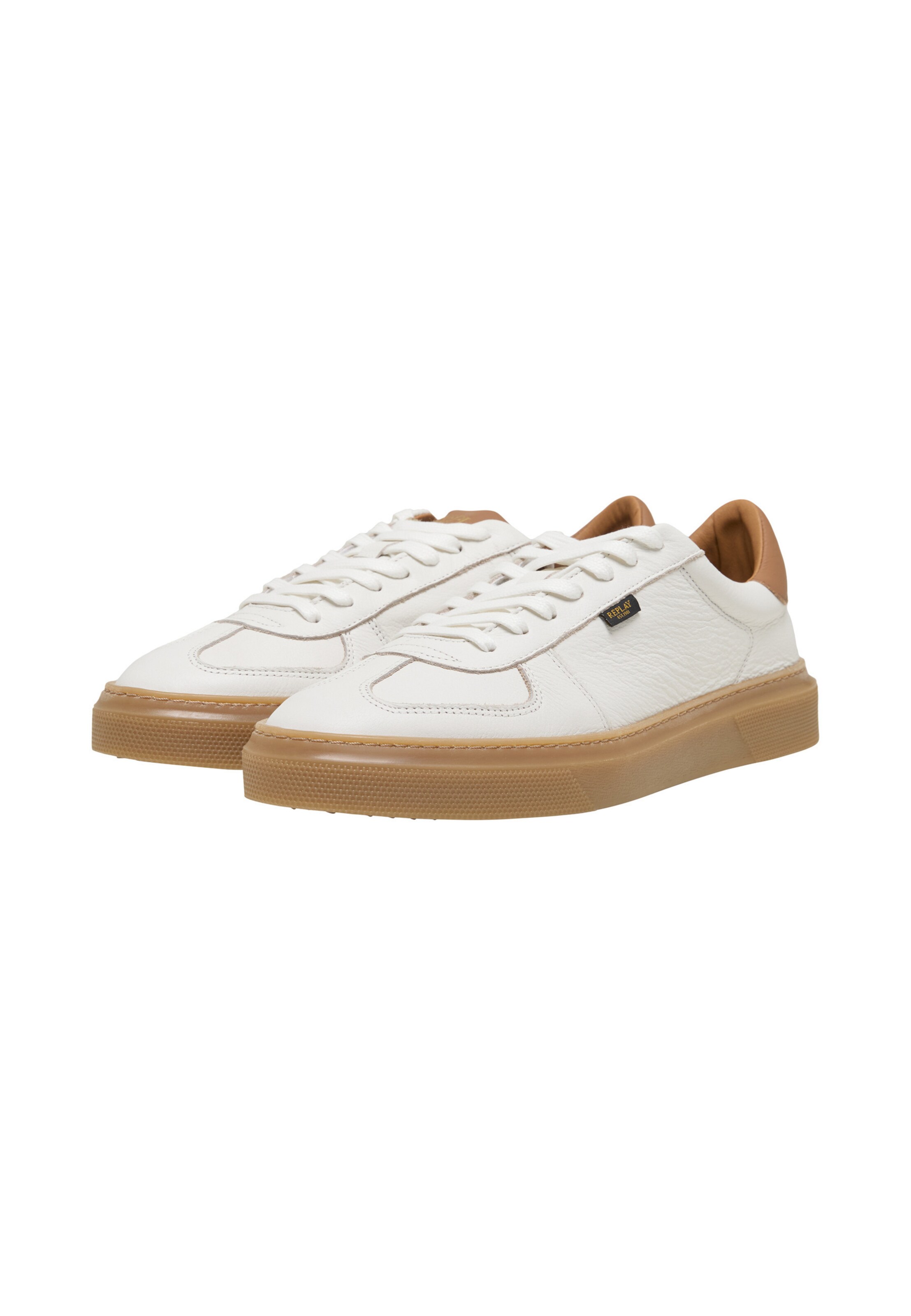 REPLAY Platform trainers 'Foden' in White