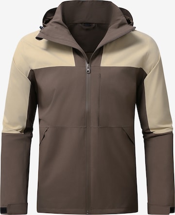 Youthup Outdoorjacke in Braun: Vorderseite