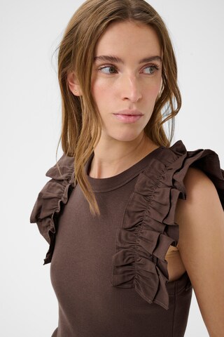 KAREN BY SIMONSEN Bluse 'Oda' in Braun