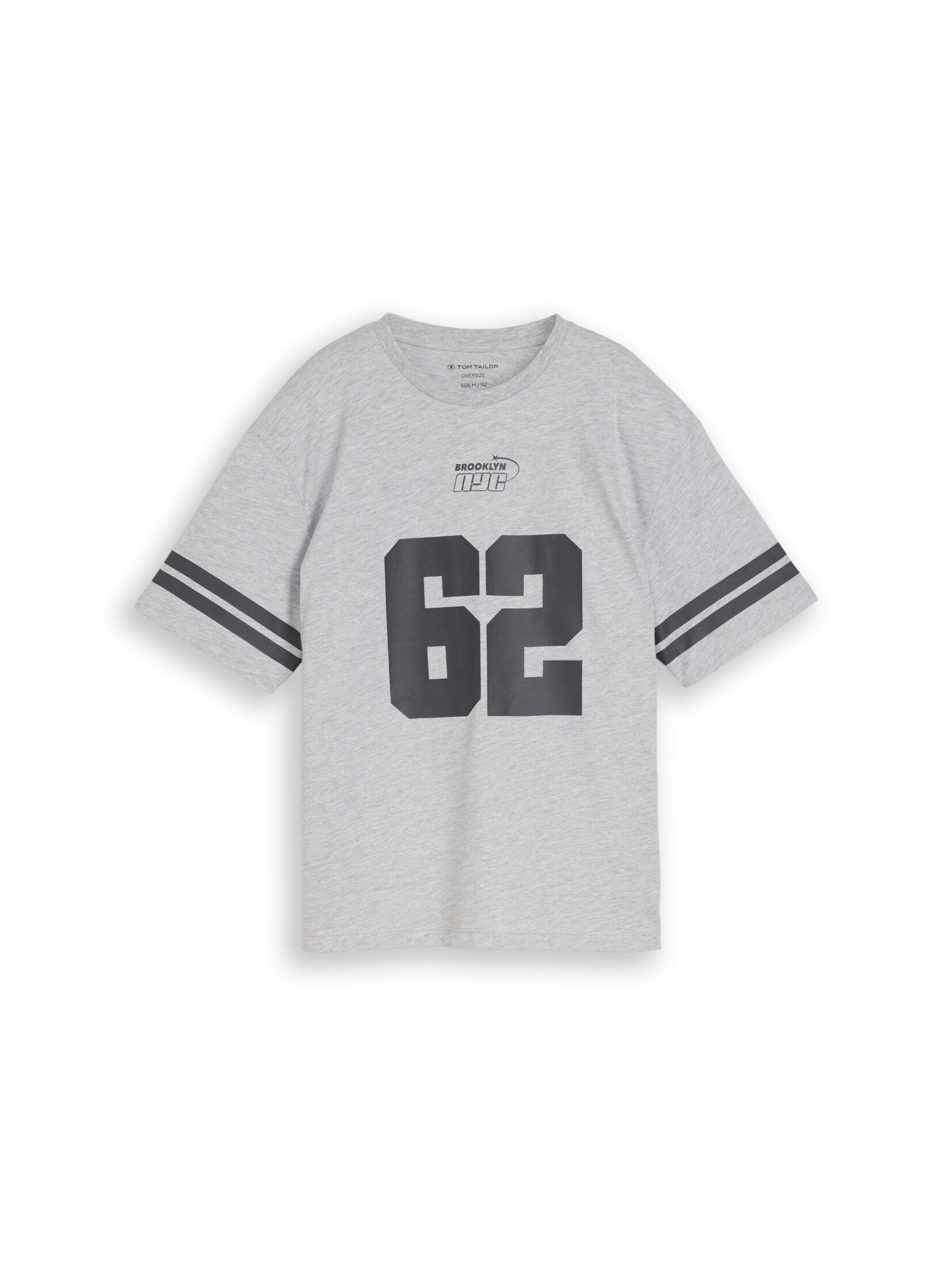 TOM TAILOR Shirt in Grey: front