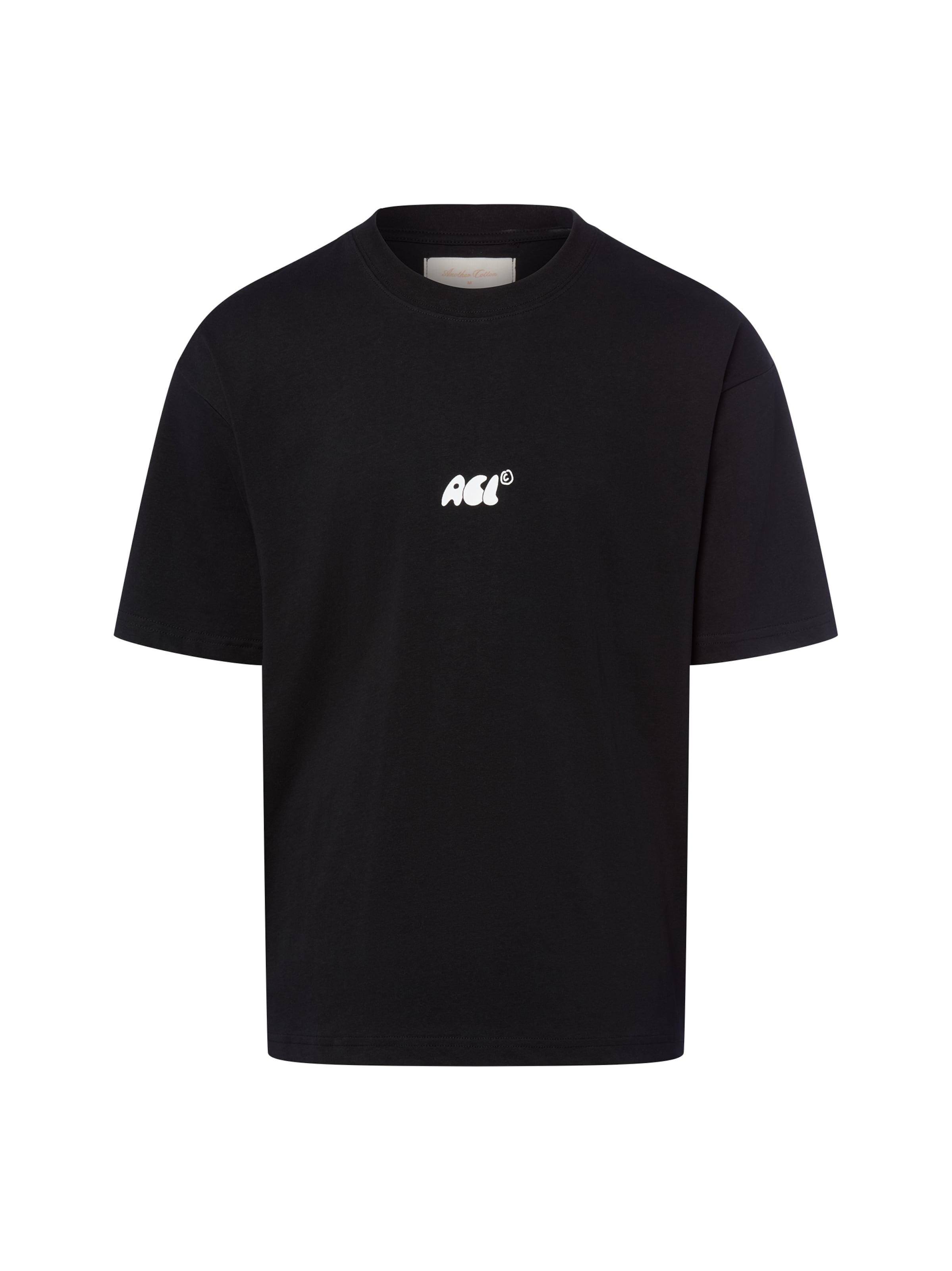 Another Cotton Lab T-Shirt in Schwarz: Vorderseite