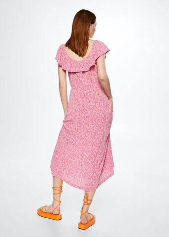 MANGO Summer Dress 'Soraya' in Pink