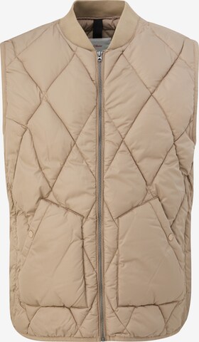 s.Oliver Bodywarmer in Beige: voorkant