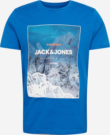 zils JACK & JONES T-Krekls: no priekšpuses