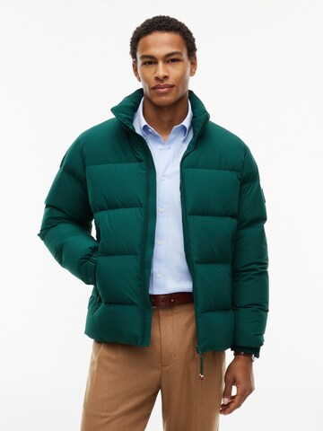 TOMMY HILFIGER Winter Jacket in Green: front