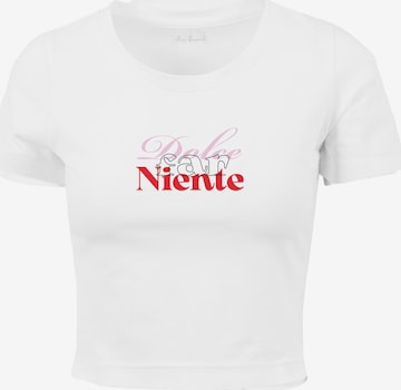 Days Beyond T-Shirt 'Dolce Far Niente' in Weiß: predná strana