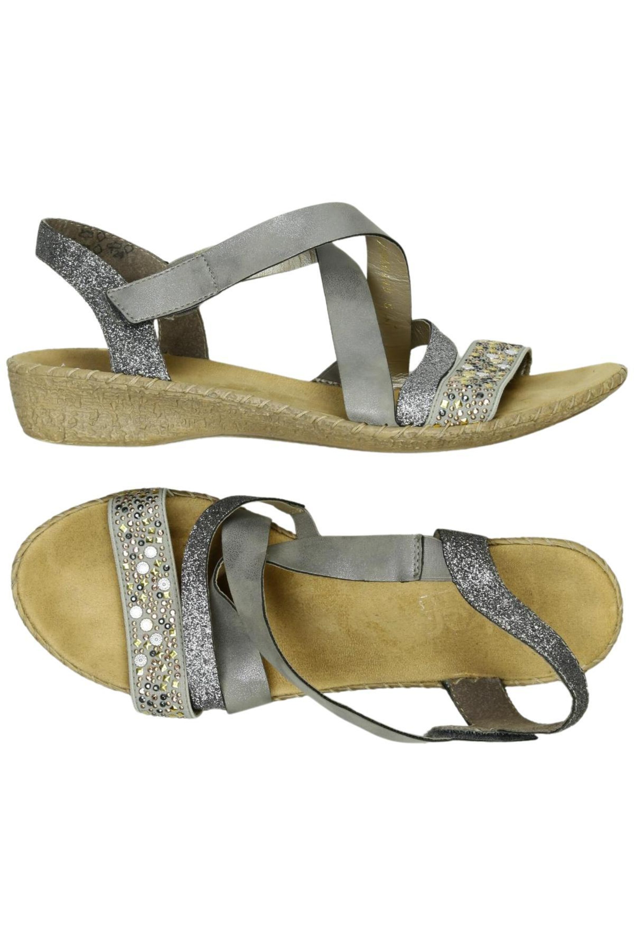 Rieker Sandals & High-Heeled Sandals in 41 in Silver: front