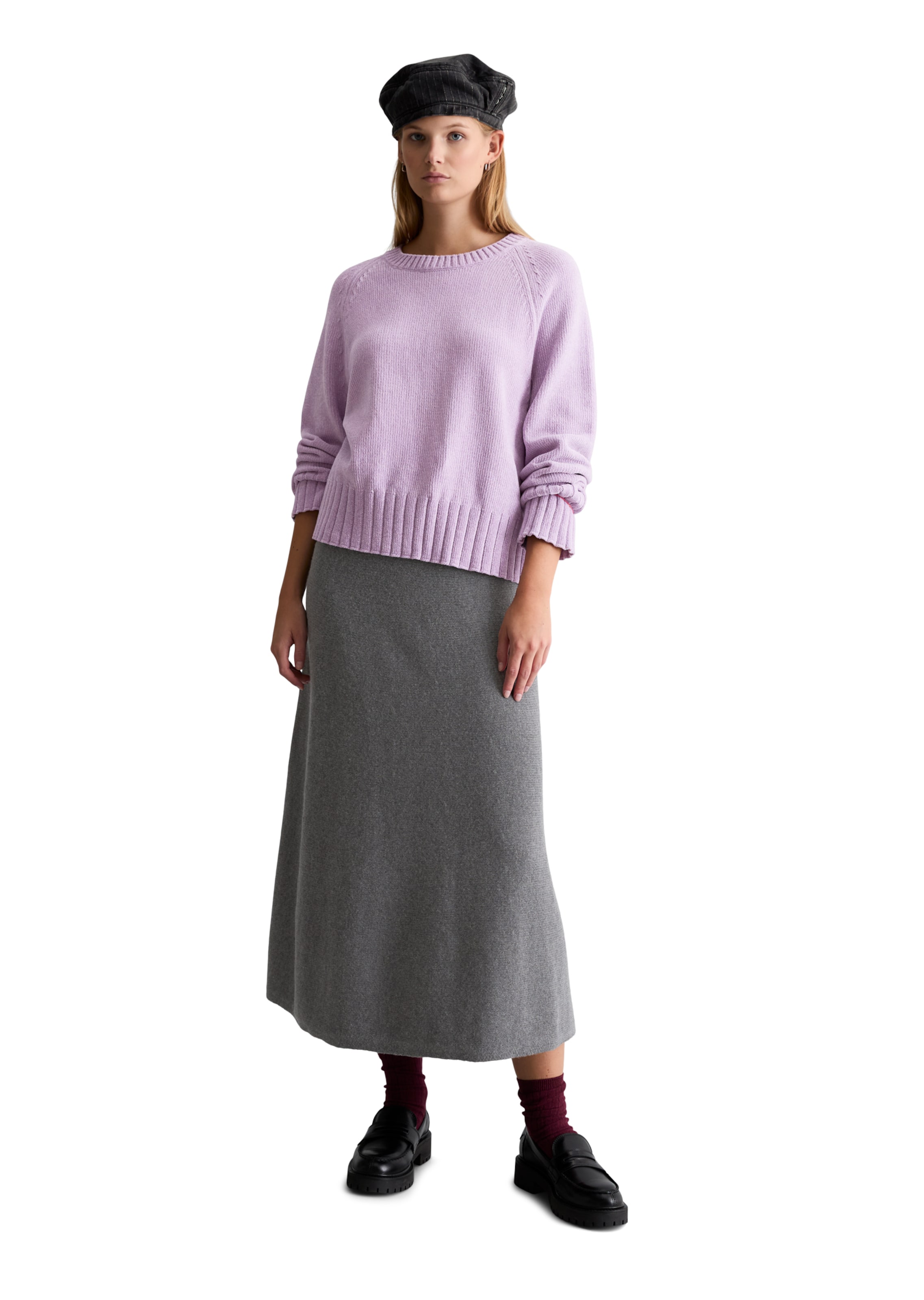 Marc O'Polo DENIM Trui in Lila: voorkant