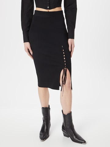 River Island Rok in Zwart: voorkant