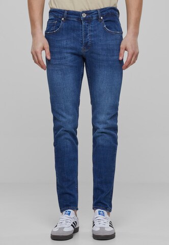 2Y Premium Slimfit Jeans in Blau: Vorderseite