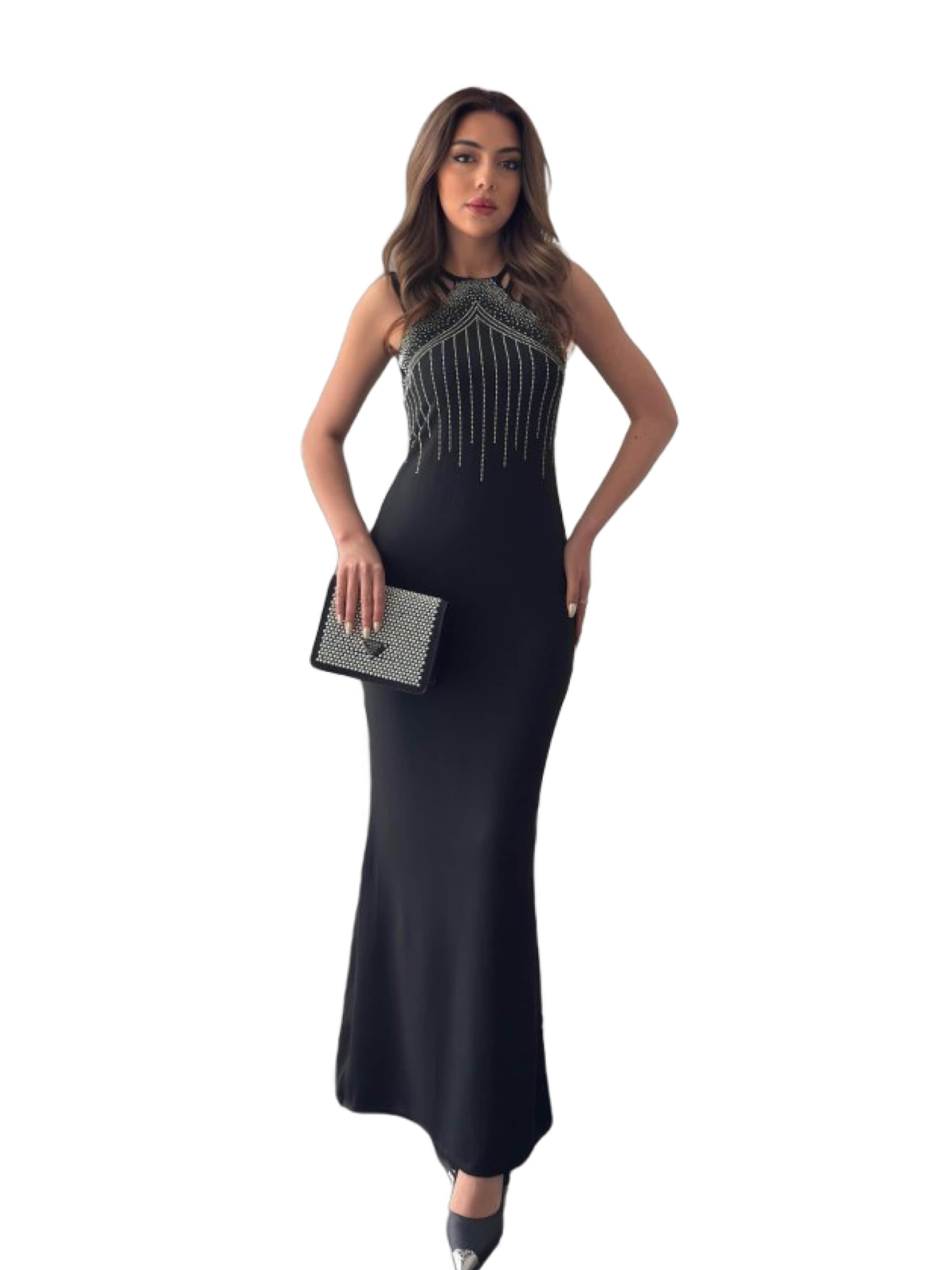 JANE's Evening dress in Black: front
