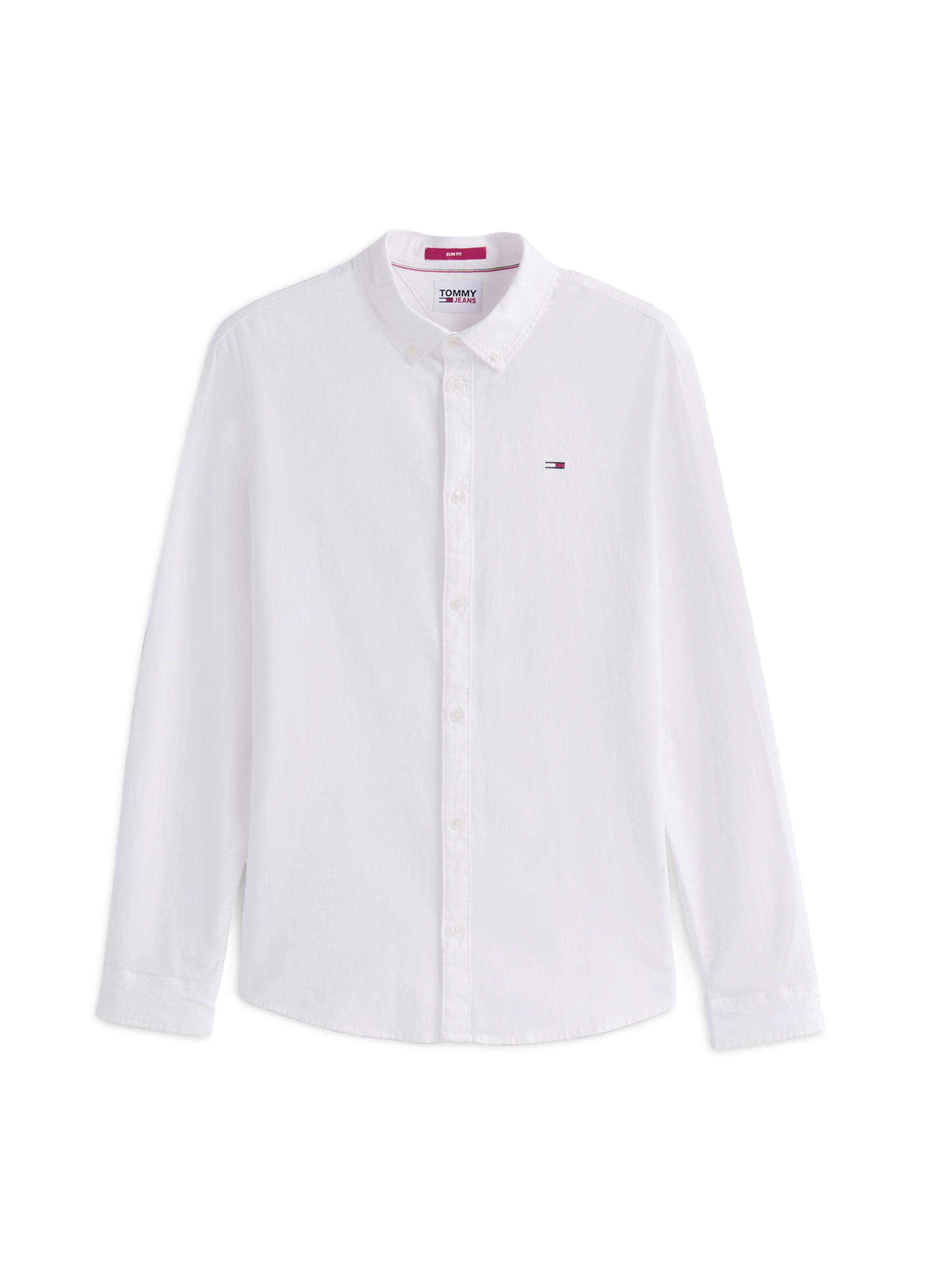 Chemise Tommy Jeans en blanc : devant