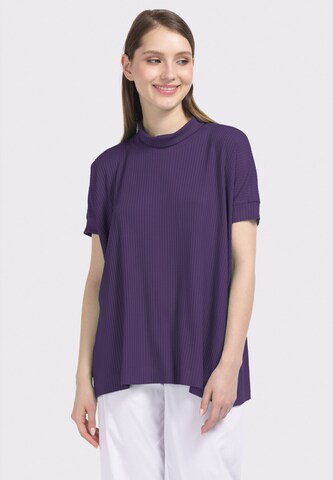 HELMIDGE Blouse in Purple: front