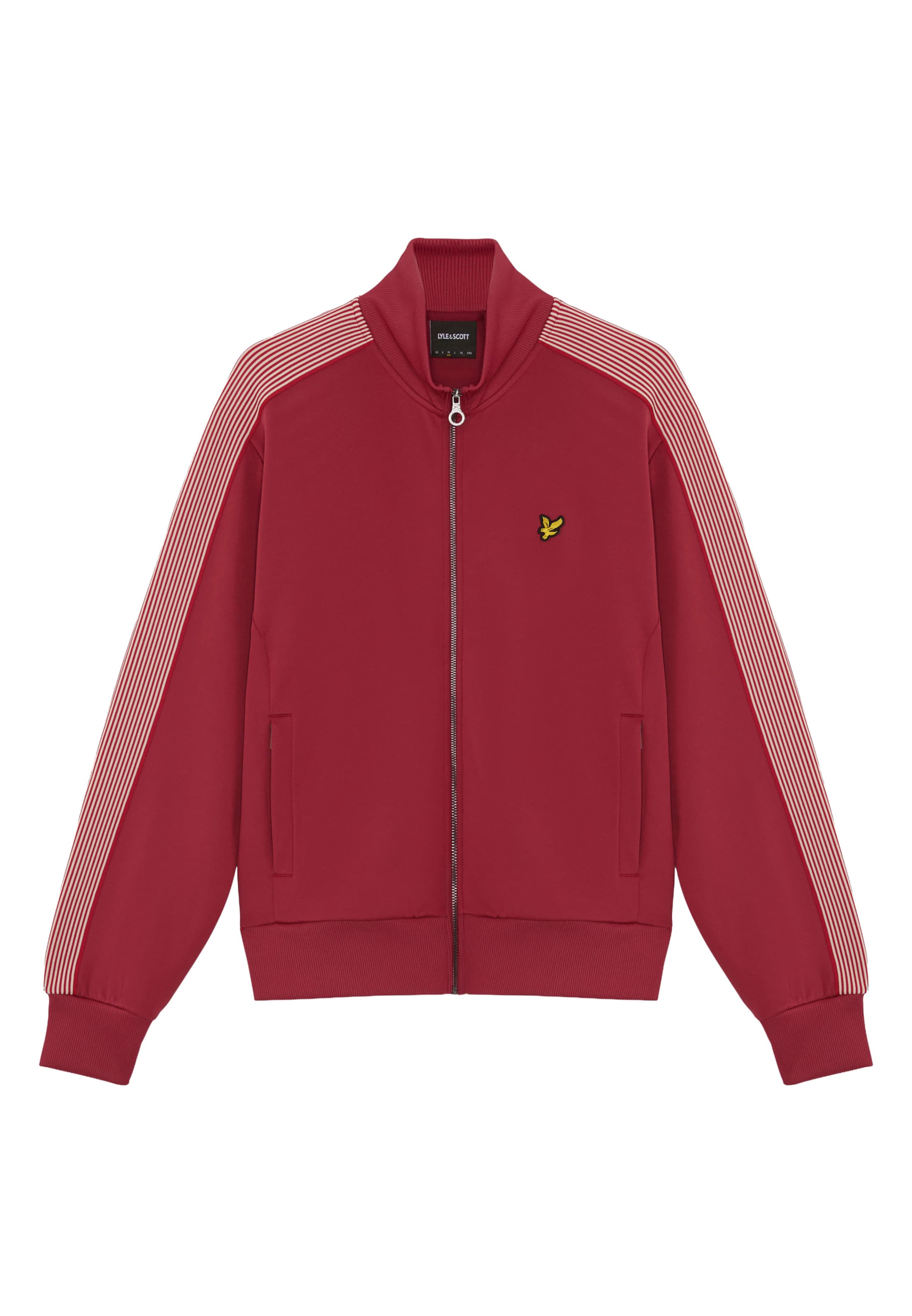 Veste de survêtement Lyle & Scott en rouge : devant