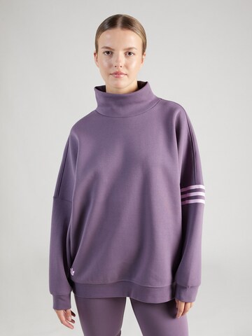 ADIDAS ORIGINALS Sweatshirt 'Adicolor Neuclassics' i lila: framsida