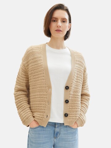 Cardigan TOM TAILOR en beige