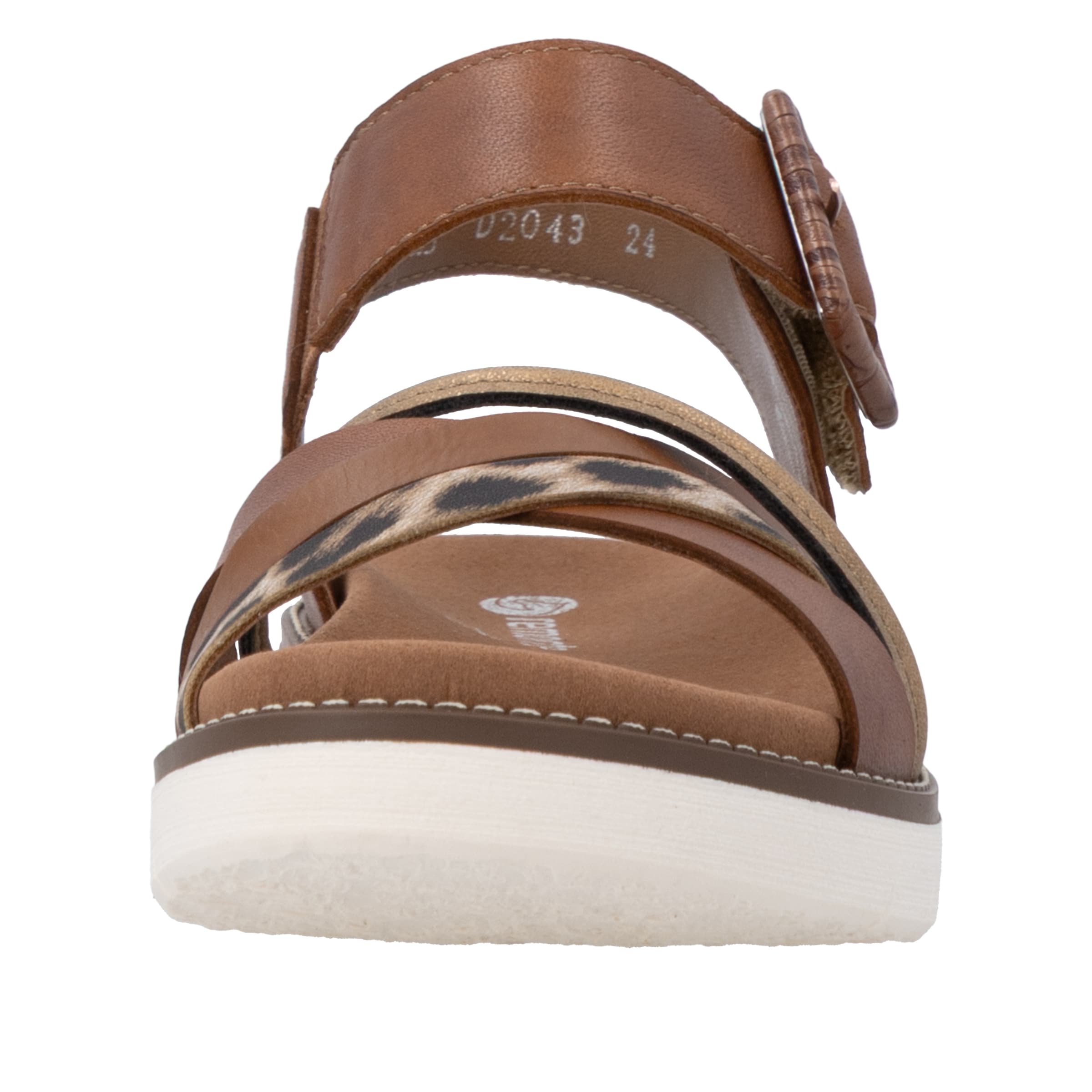 Sandales à lanières 'D2043' REMONTE en marron