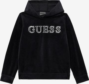 juoda GUESS Megztinis be užsegimo: priekis