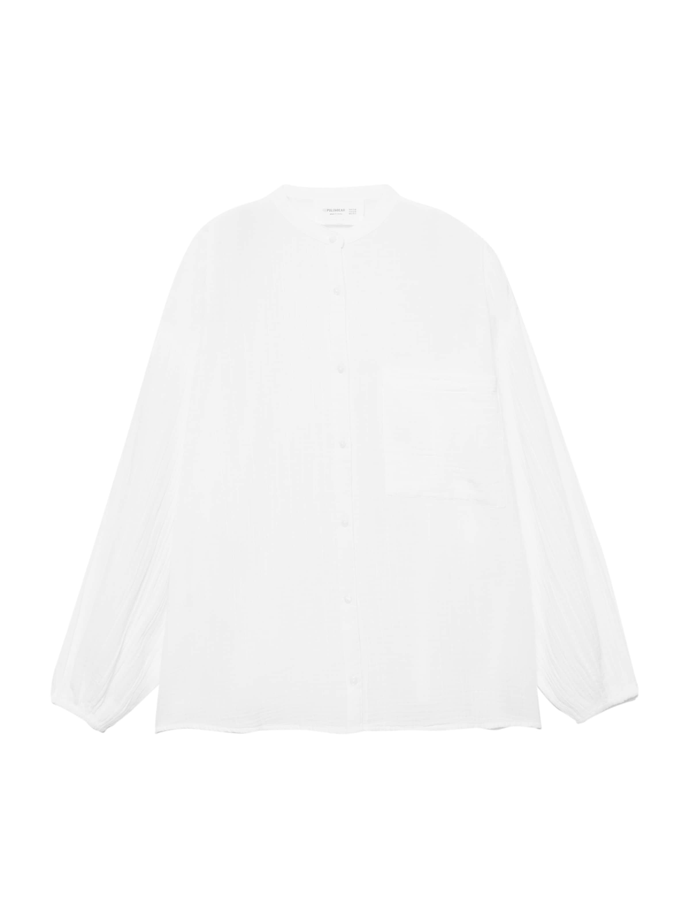Pull&Bear Blouse in White: front