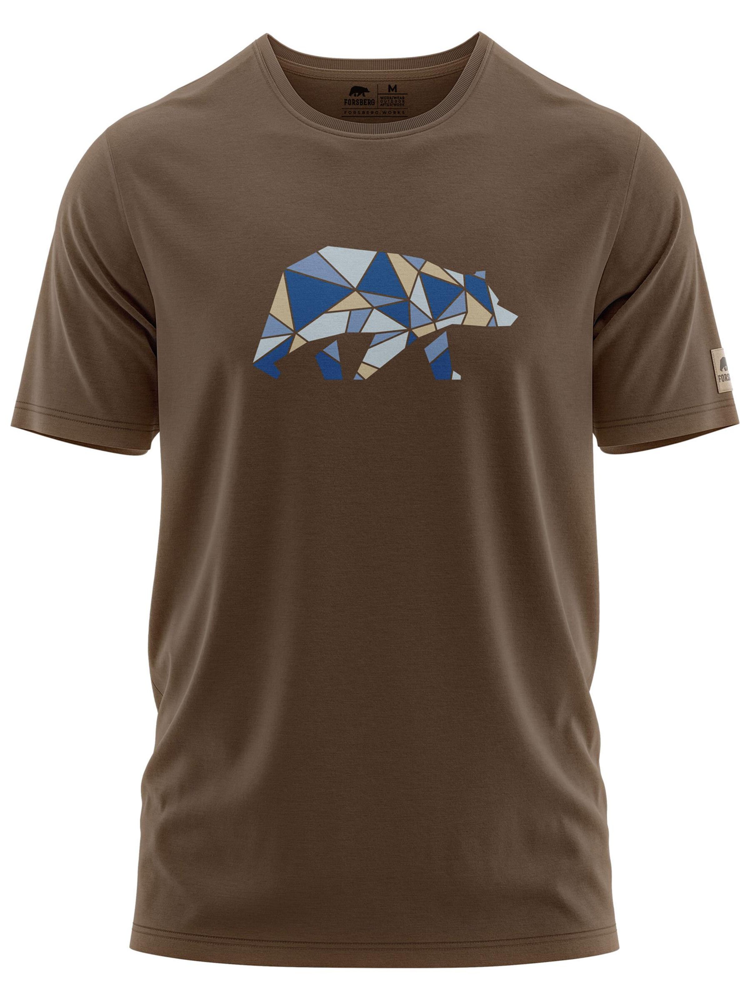 FORSBERG Shirt 'Espenson' in Brown: front