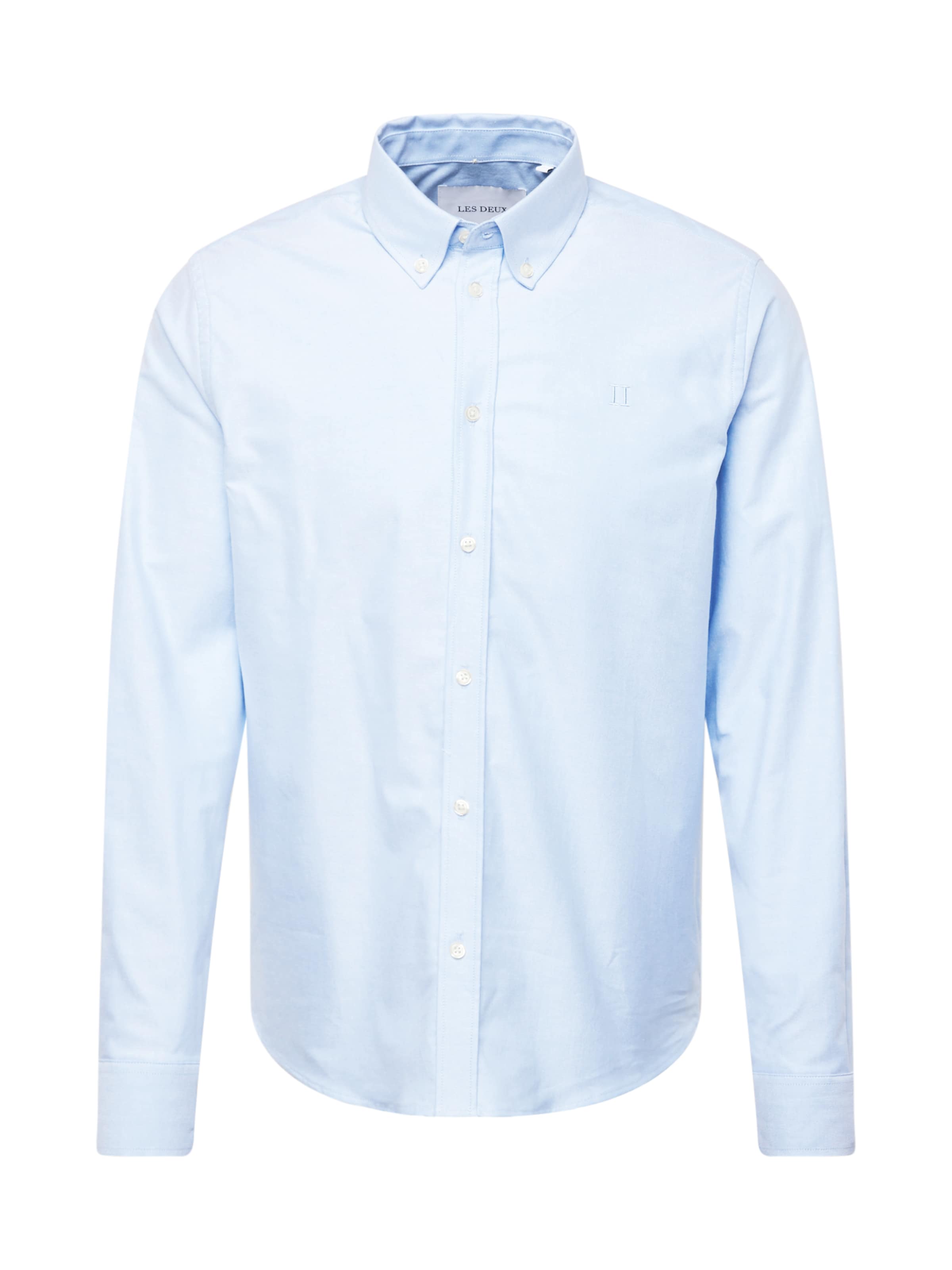 Les Deux Regular Fit Hemd 'Konrad' in Blau: Vorderseite