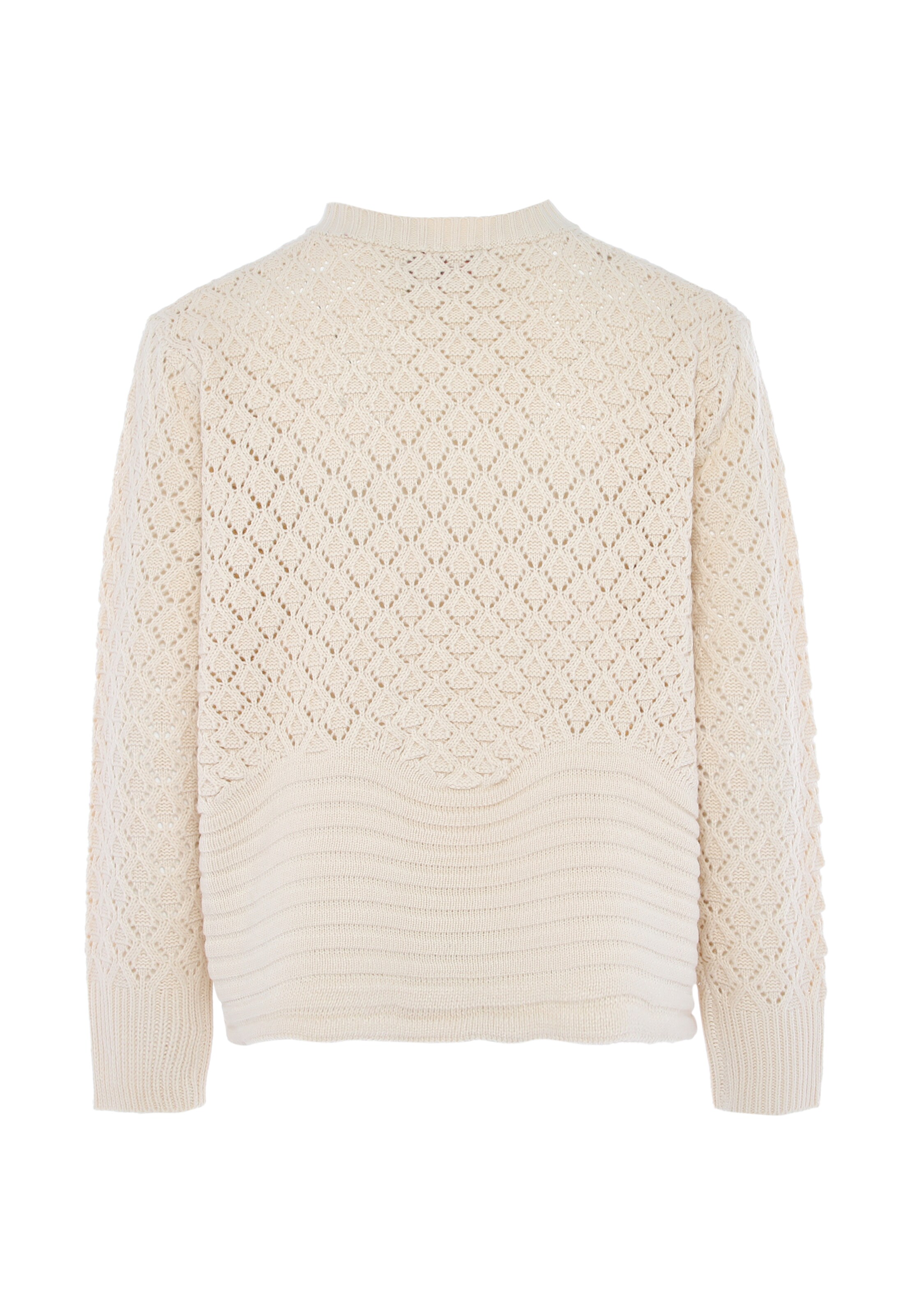 NALLY Strickjacke in Weiß