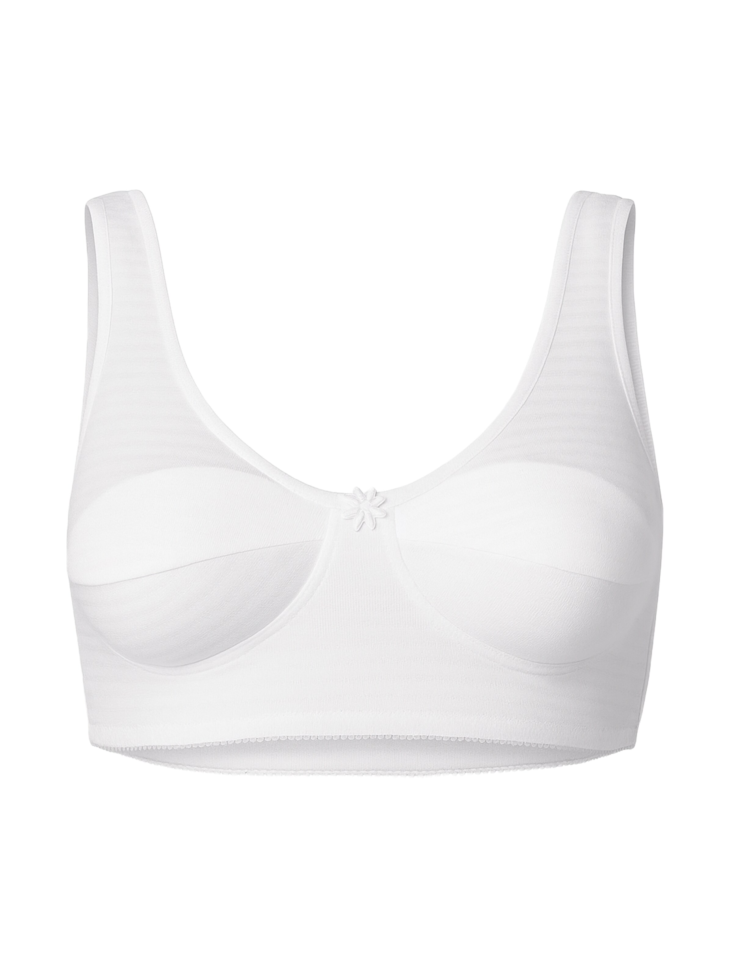 Weweus Bustier BH in Weiß: Vorderseite