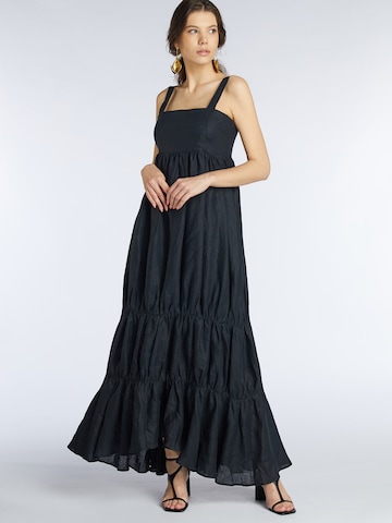 KAN - Vestido 'NIGHTINGALE' em preto: frente