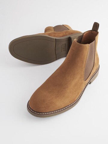 Next Chelsea Boots in Braun