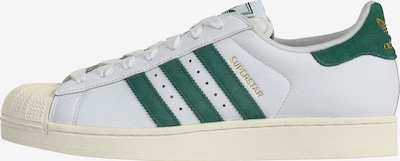 ADIDAS ORIGINALS Nízke tenisky 'SUPERSTAR II', veľkosť 35,5 - tmavozelená / biela / šedobiela, Produkt