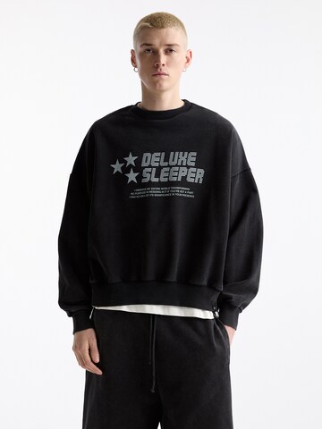 Pull&Bear Sweatshirt in Grijs: voorkant