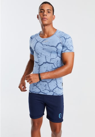 Leif Nelson Sport T-Shirt in Blau