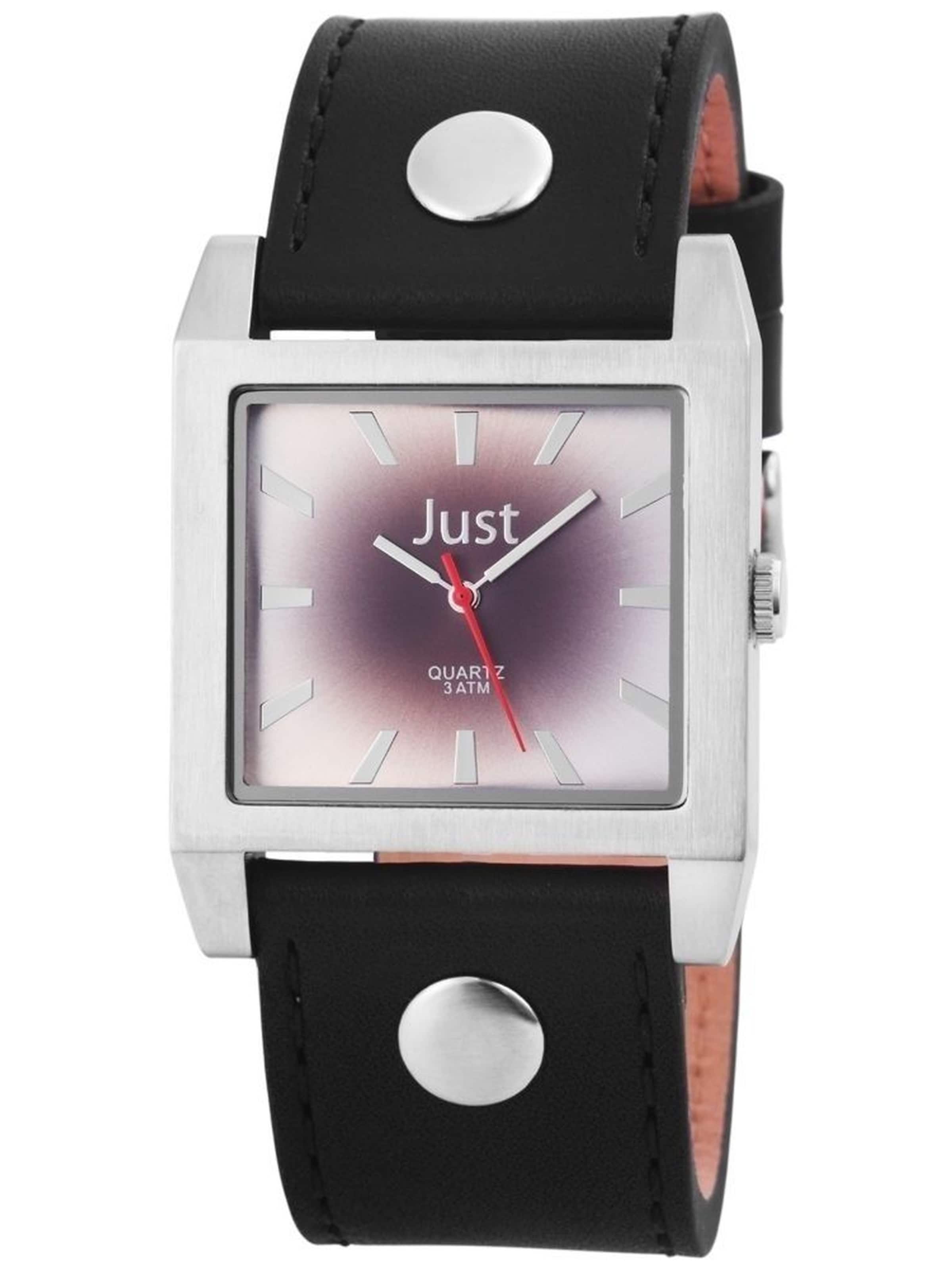 JUST Analog Watch in Black: front