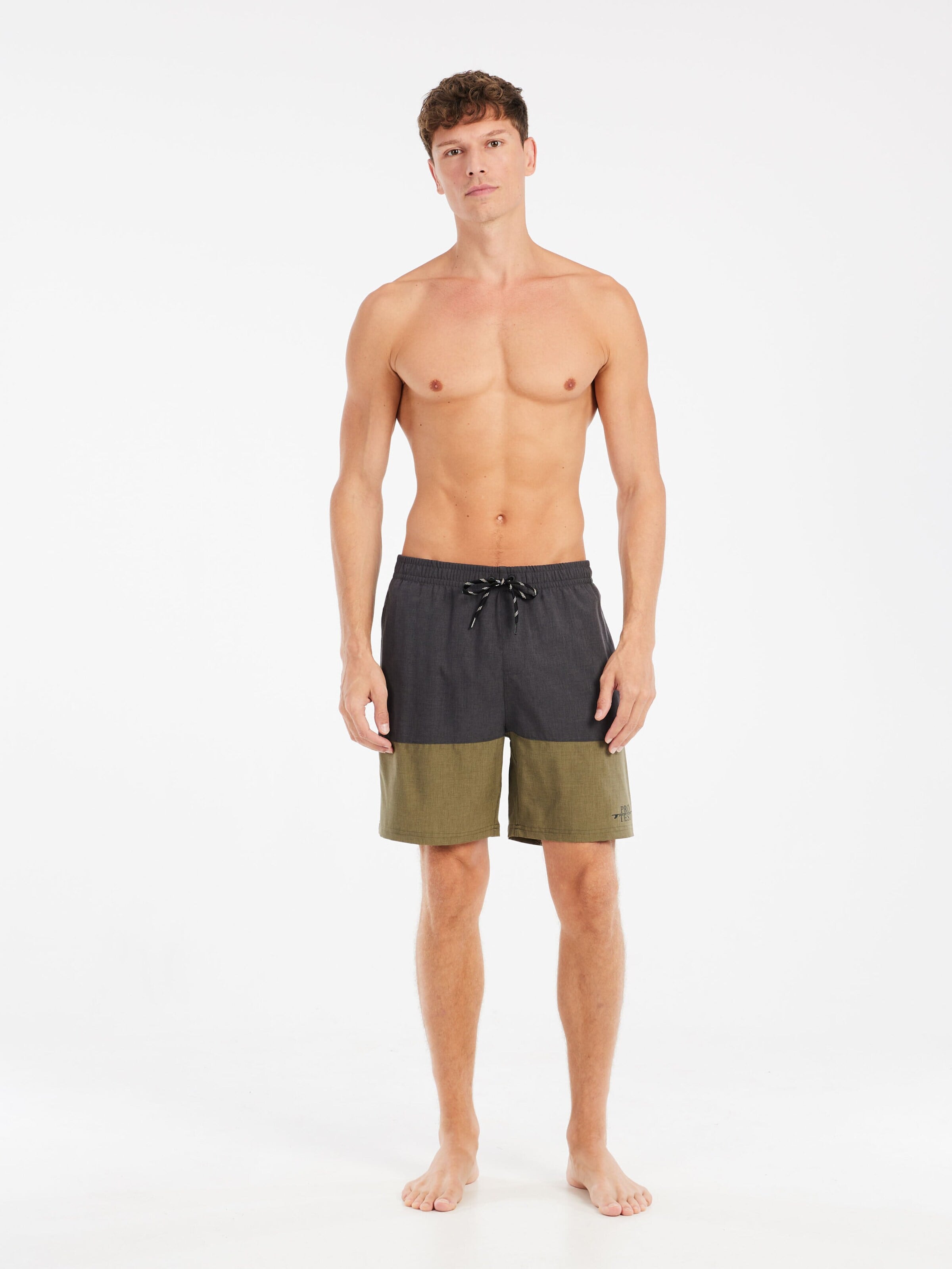 PROTEST Swimming shorts 'PRTFreddie' in Green: front