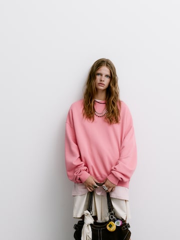 Felpa 'PACIFIC' di Pull&Bear in rosa