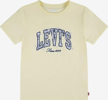 T-Shirt Levi's Kids en jaune : devant