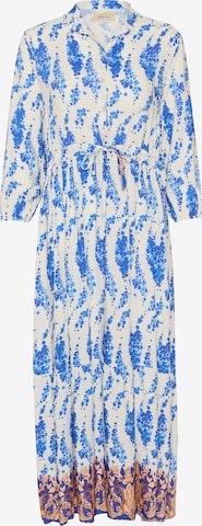 Cream Shirt dress 'Alora' in Blue: front