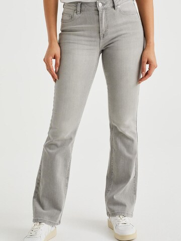 Bootcut Jeans di WE Fashion in grigio: frontale